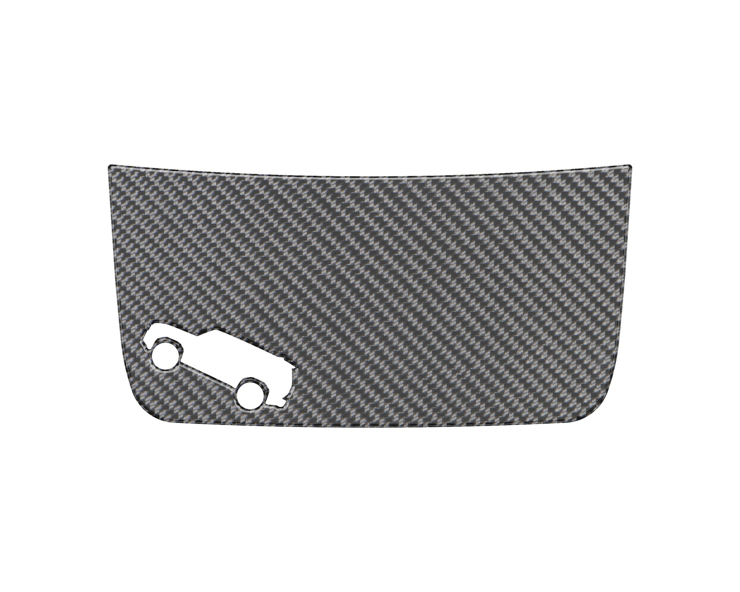 Rear Center Console Kick Plate Overlays Fits 2024-2026 Toyota Land Cruiser