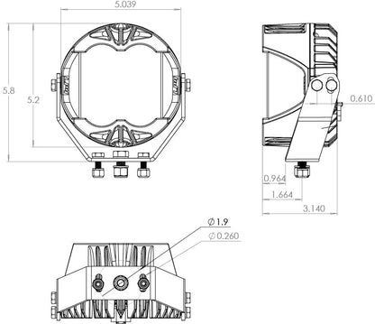 Baja Designs LP4 Pro with Amber DRL