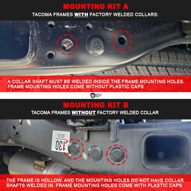 Rear Billet Recovery Points – Tacoma (2024-present)
