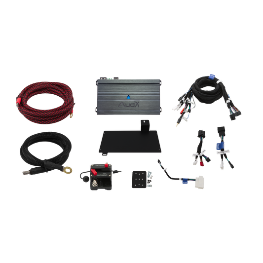 EZPAK-TCM24U | 2024 - UP TOYOTA TACOMA | 2025 - UP TOYOTA 4RUNNER PLUG & PLAY POWER AMPLIFIER UPGRADE KIT (NON-JBL)