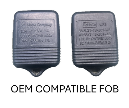 Injection Fob IF033 (Ford 4 Button) - GRAY
