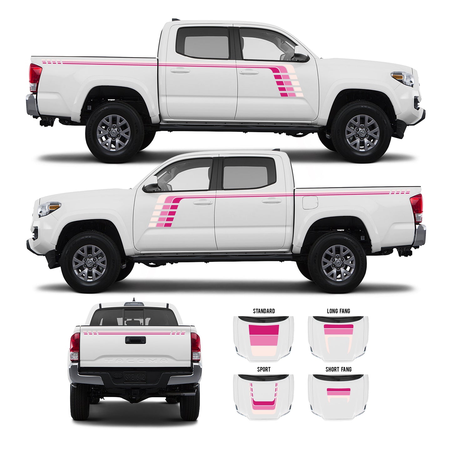 2016-2023 Tacoma Checkered Stripe Kit