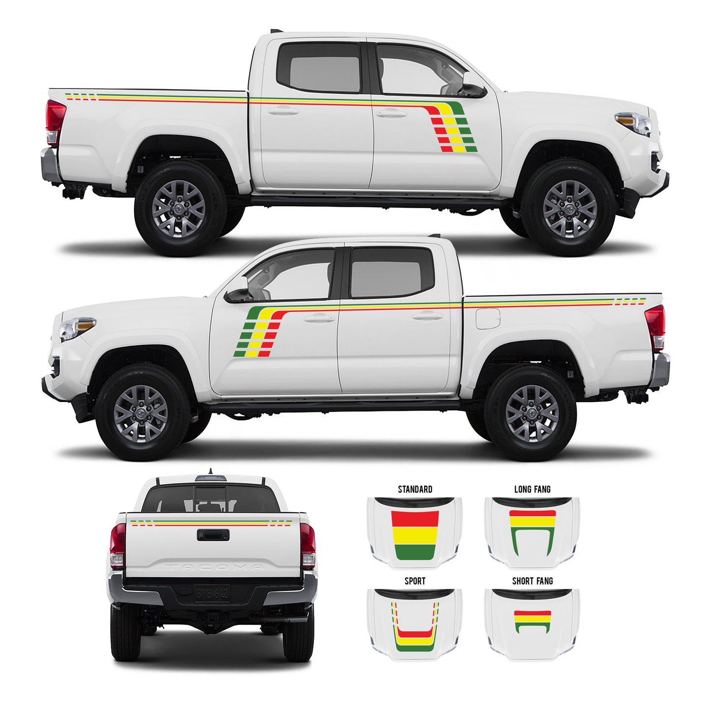 2016-2023 Tacoma Checkered Stripe Kit