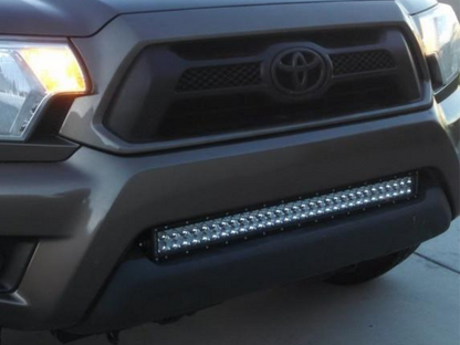 32" Lower Bumper Flush LED Light Bar Brackets Kit For 2005-2015 Toyota Tacoma