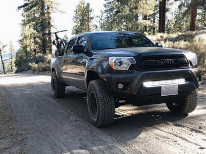 32" Lower Bumper Hidden LED Light Bar Brackets Kit For 2005-2015 Toyota Tacoma