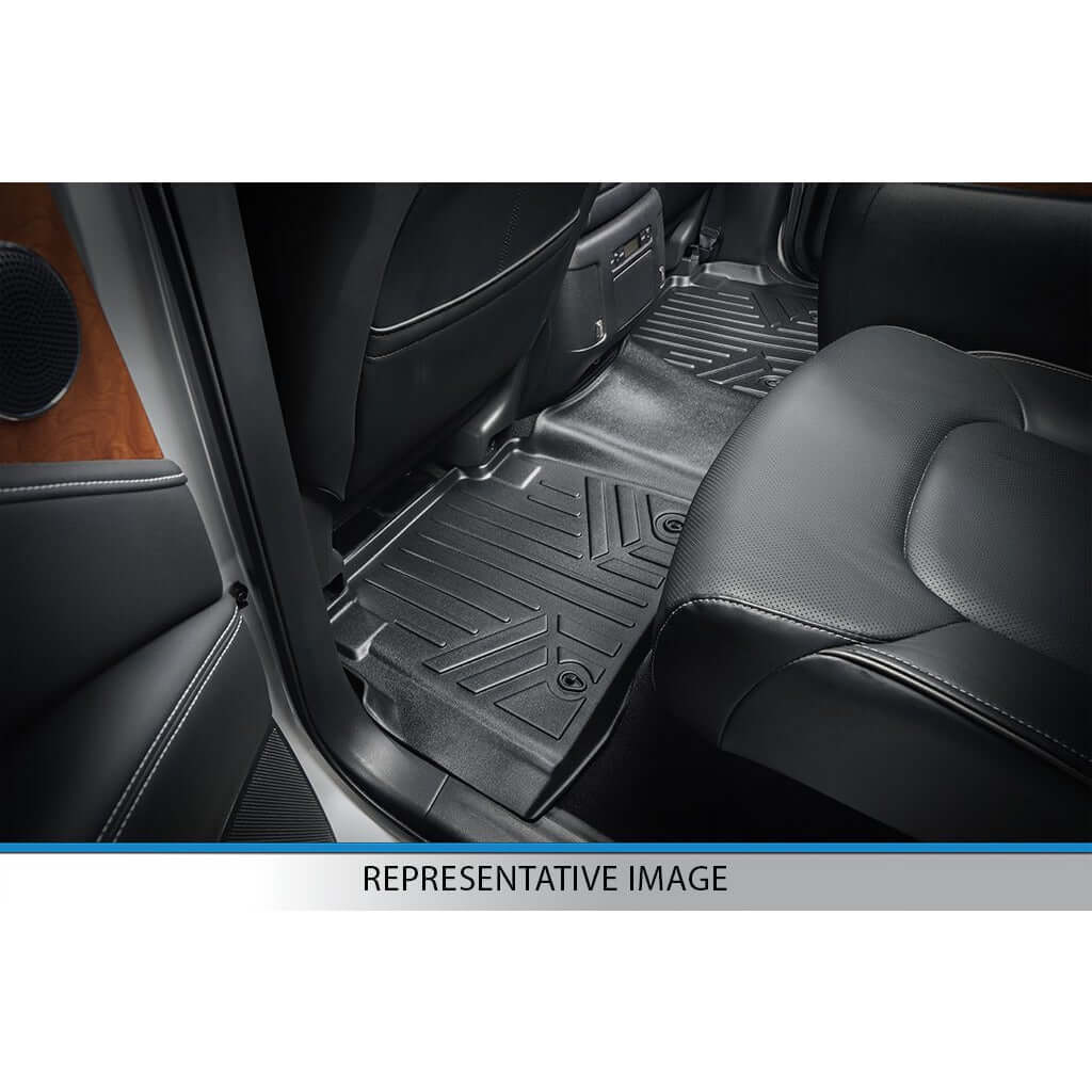 SMARTLINER Custom Fit Floor Liners For 2016-2017 Toyota Tacoma Extended Cab