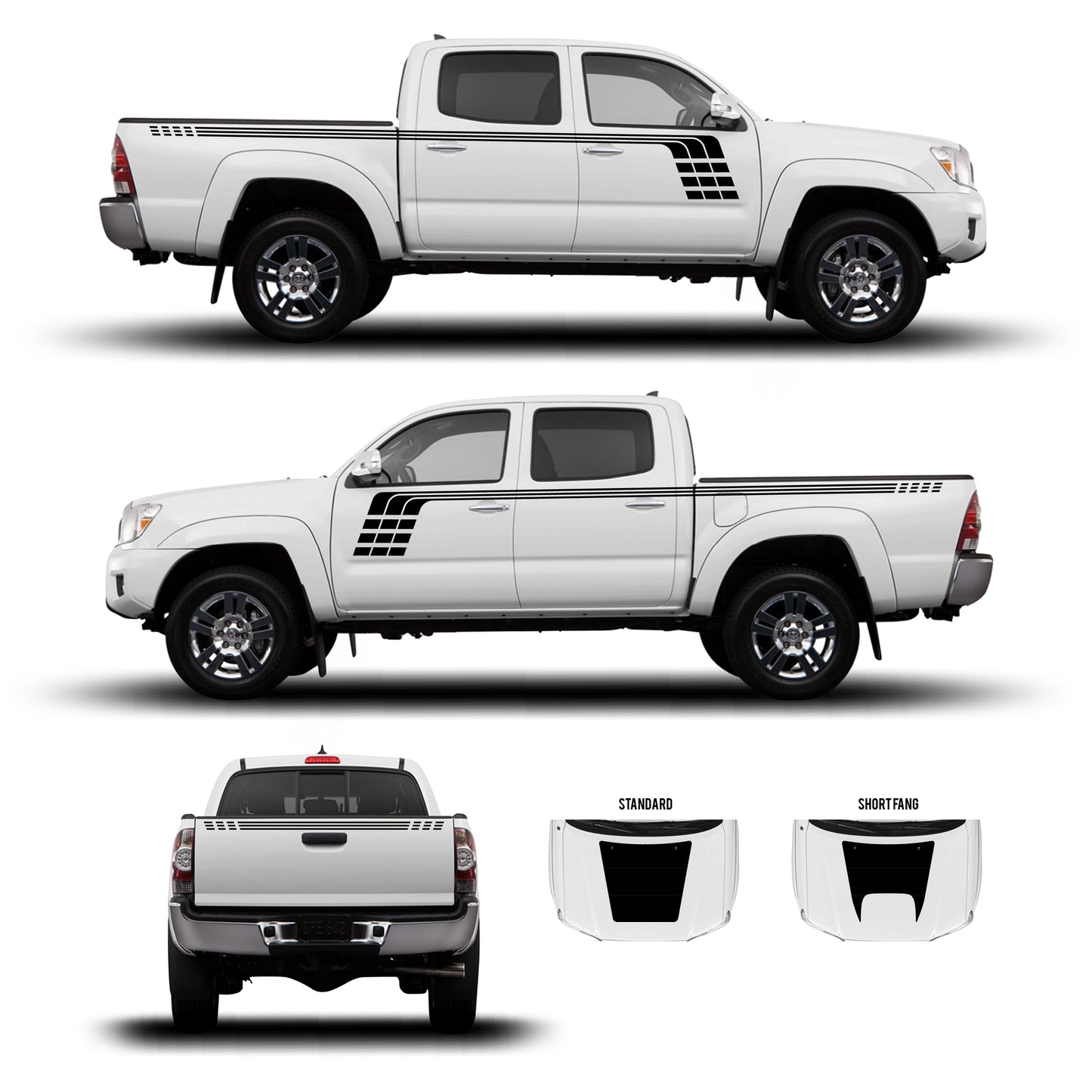 2005-15 Tacoma Checkered Stripe Kit
