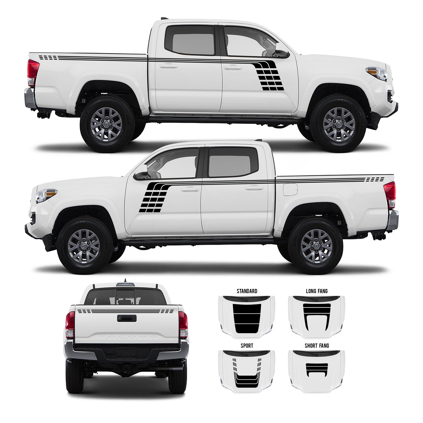 2016-2023 Tacoma Checkered Stripe Kit