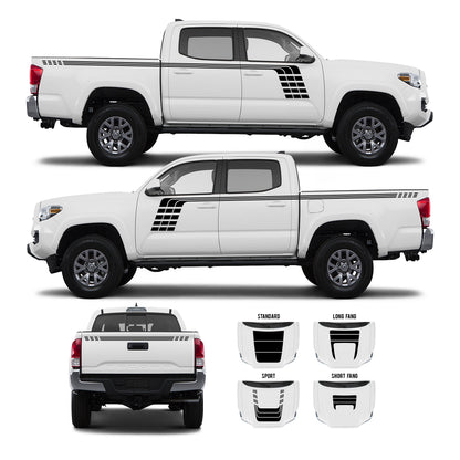 2016-2023 Tacoma Checkered Stripe Kit