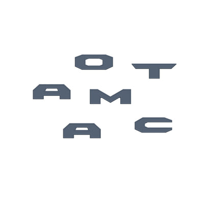 Glovebox Letters (2024+ Tacoma) - HERITAGE BLUE