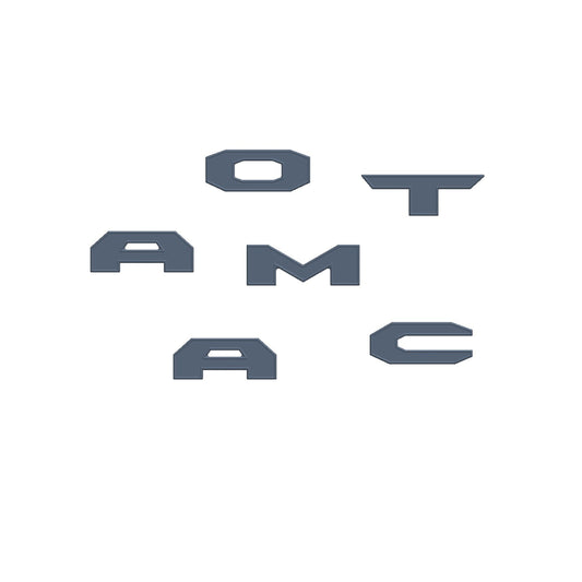 Glovebox Letters (2024+ Tacoma) - HERITAGE BLUE