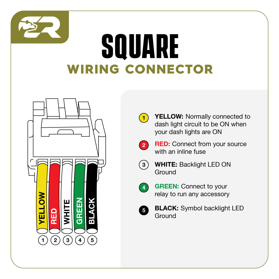 Toyota OEM Square Style "LED LIGHT BAR" Switch