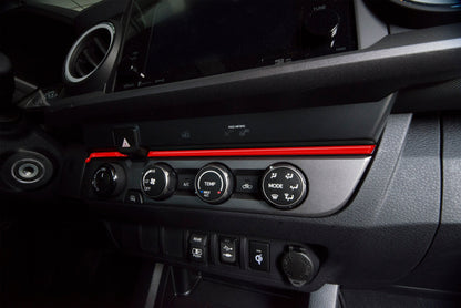 Strip Above Climate Control Accent Overlay Fits 2016-2023 Toyota Tacoma