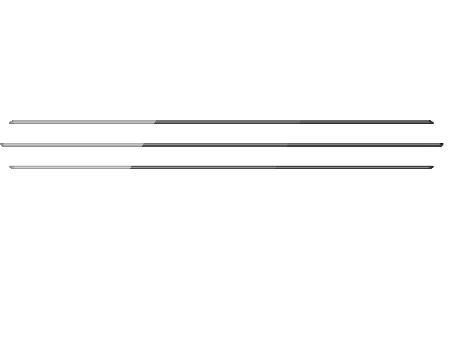 Inner Hood Scoop Line Accents Fits 2016-2023 Toyota Tacoma