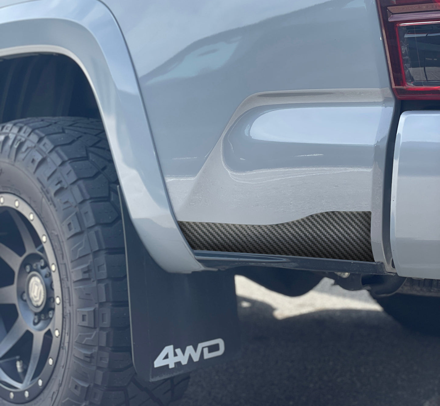 Lower Rear Bed Side Protection Overlays Fits 2016-2023 Toyota Tacoma