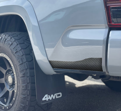 Lower Rear Bed Side Protection Overlays Fits 2016-2023 Toyota Tacoma