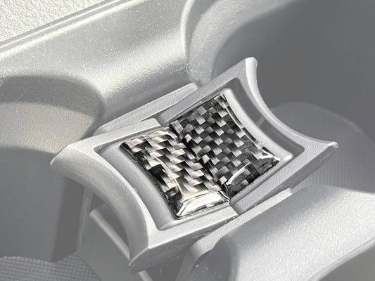 Center Console Cup Holder Divider Overlays Fits 2016-2023 Toyota Tacoma