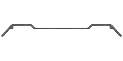 Front Bumper Upper Line Accent Trim Fits 2024-2026 Toyota Tacoma