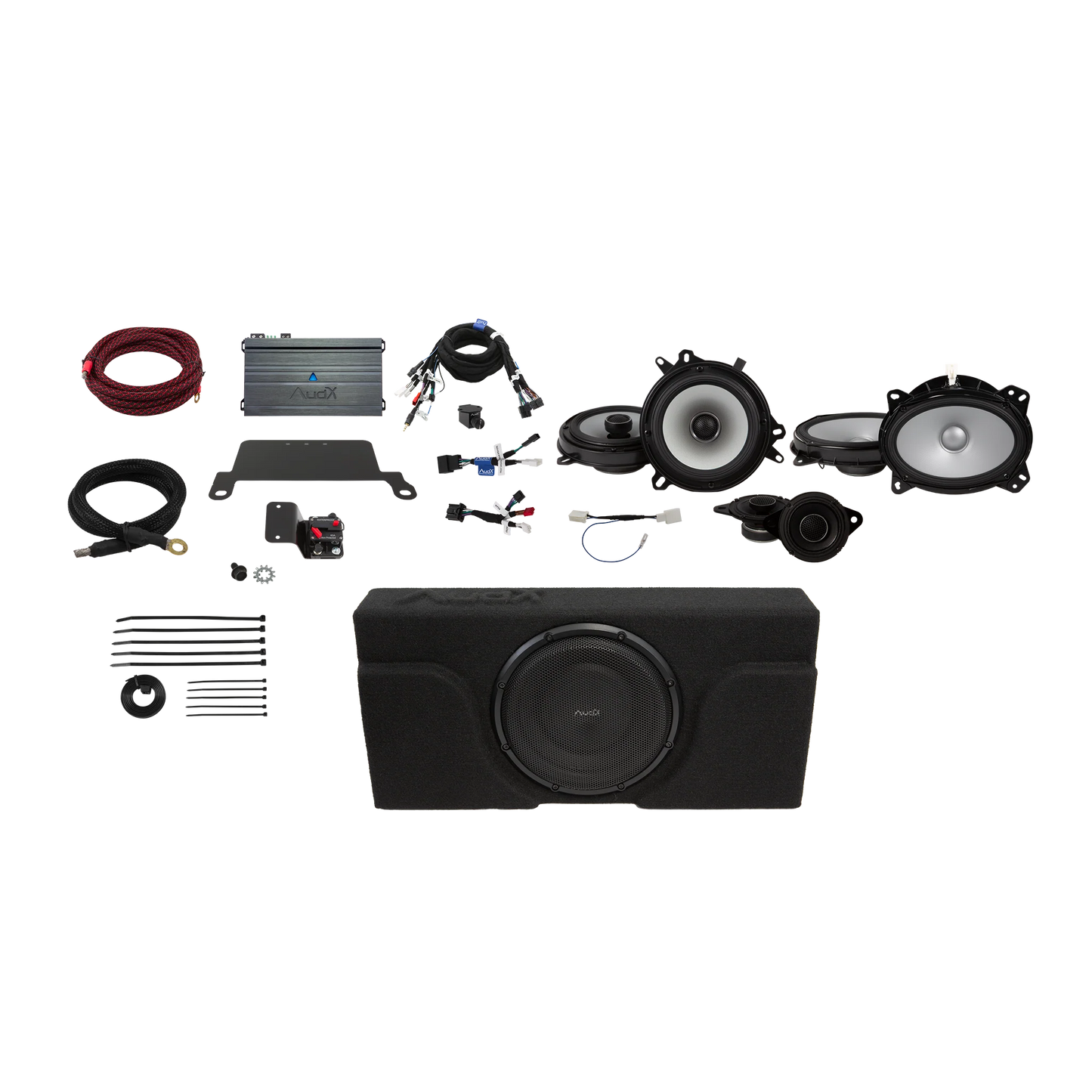 TCM2023PRO Complete Sound System Upgrade Package - 2020-2023 Toyota Tacoma 4-Door (Non-JBL)
