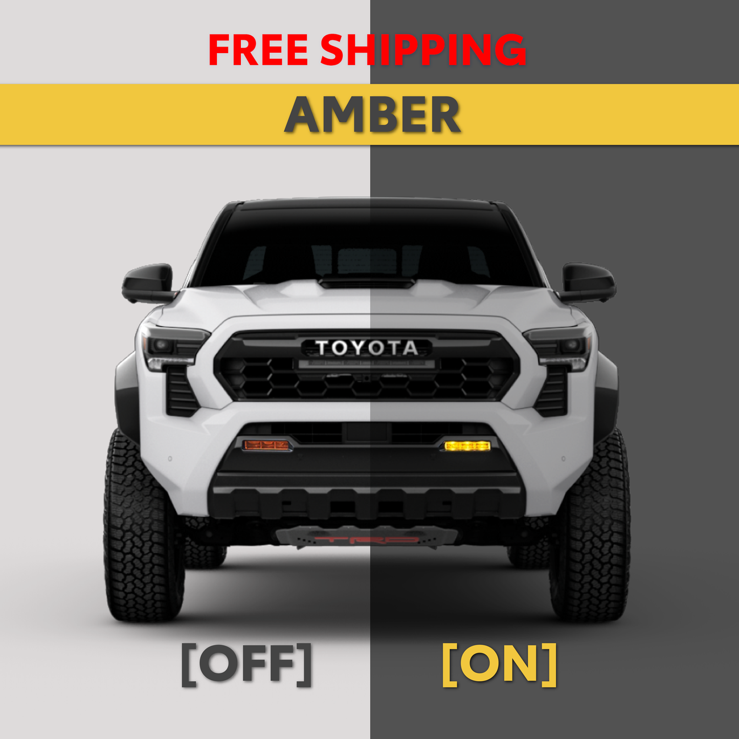 2024+Tacoma/2025+ 4Runner Fog Light Overlay