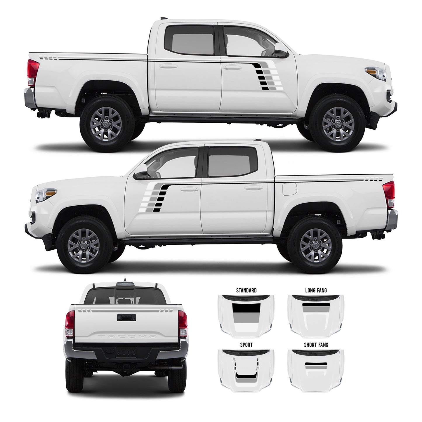 2016-2023 Tacoma Checkered Stripe Kit