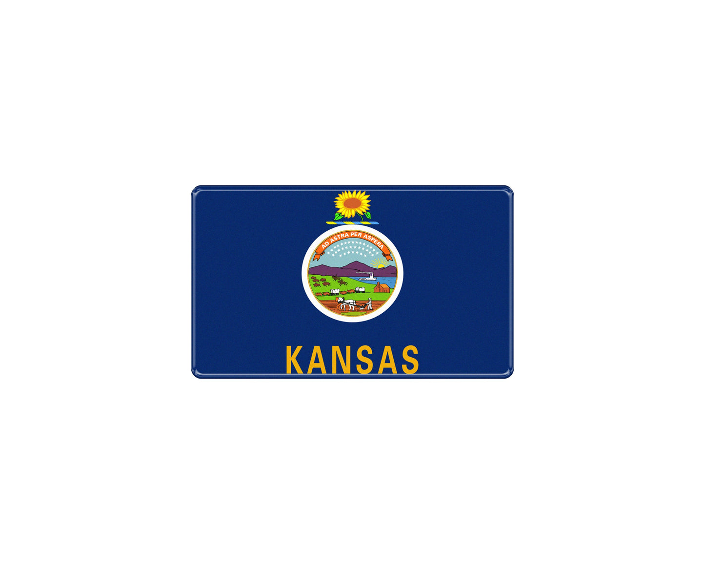 USA Flag Emblem Fits - Universal