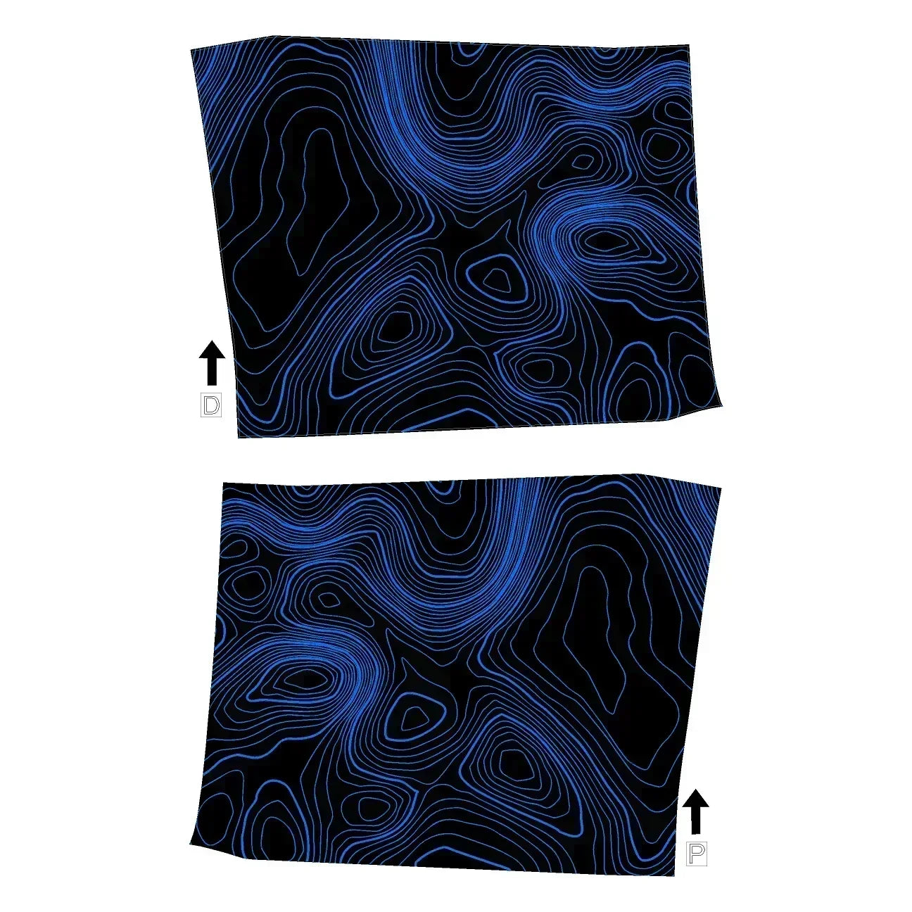 Topographic FRONT Door Armrest Panel Protection - 2024+ Tacoma / 2025+ 4Runner