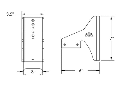 HD Awning Brackets for DRIFTR Roof Racks