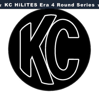 KC HiLITES Era 4 ROUND Series Light Cover Overlays - Universal