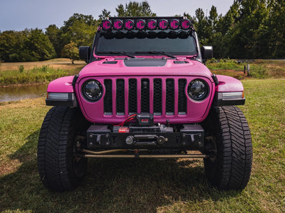 KC HiLITES Pro6 / Titan Gravity Light Cover Topo Overlays (Pair) - Universal