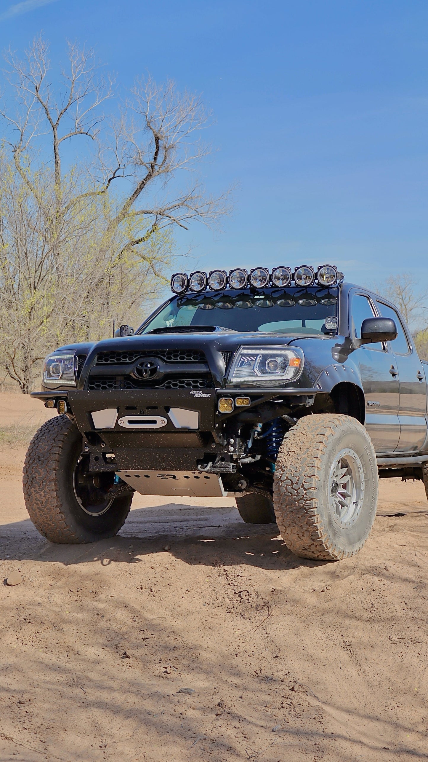 AlphaRex 05-11 Toyota Tacoma LUXX-Series LED Crystal Headlights Alpha-Black