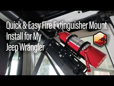 DDI QUICK DROP FIRE EXTINGUISHER MOUNT (UNIVERSAL FIT)