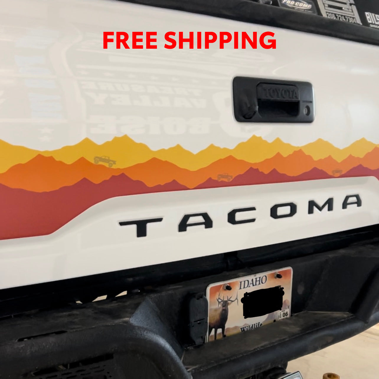 Sunset Mountain Decal