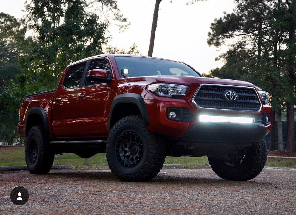32" Lower Bumper Hidden LED Light Bar Kit Fits 2016-2023 Toyota Tacoma