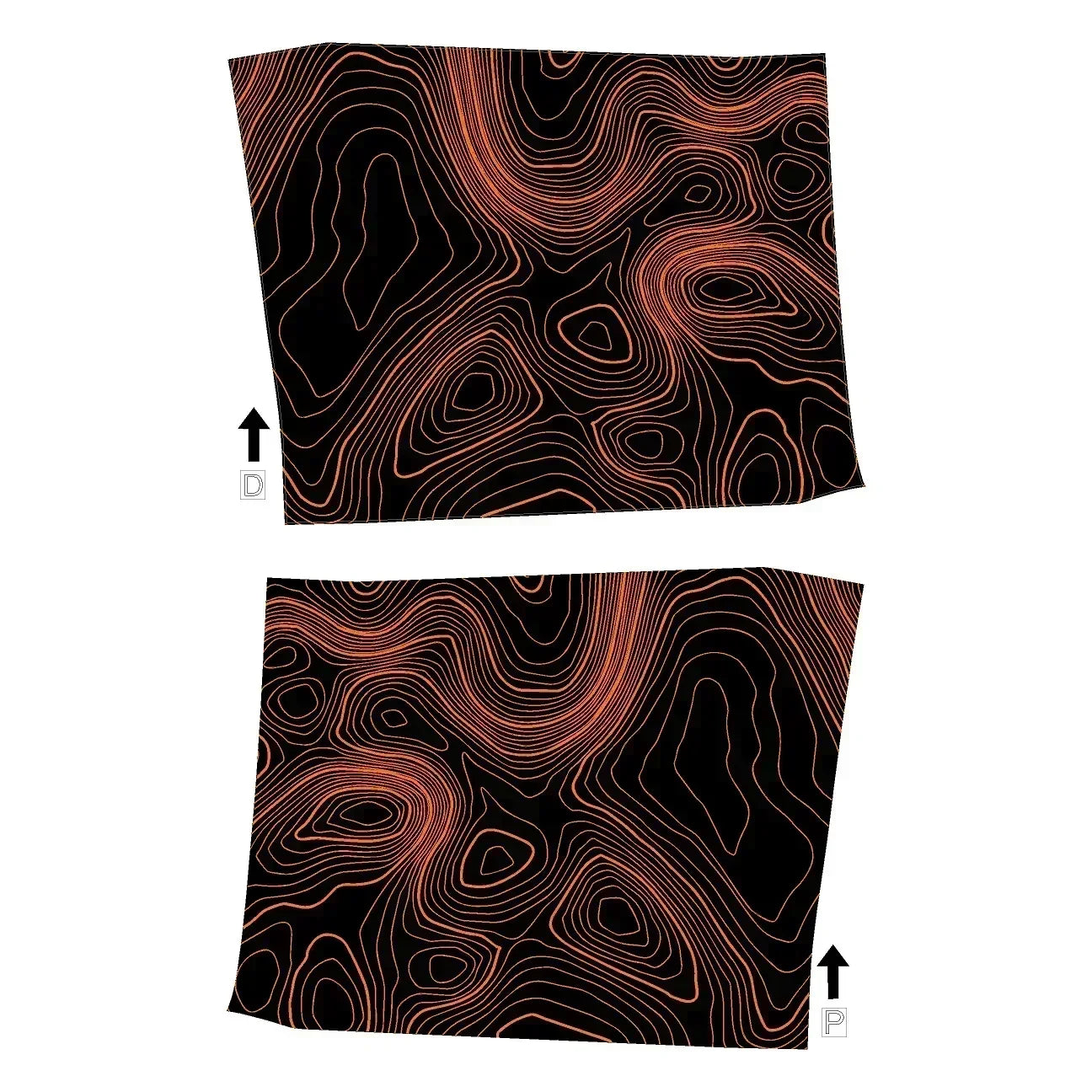 Topographic FRONT Door Armrest Panel Protection - 2024+ Tacoma / 2025+ 4Runner