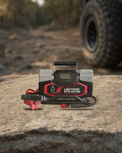 Thor’s Lightning StrikePro™ 12V Portable Air Compressor | 10.6 CFM Automatic Inflation & Deflation